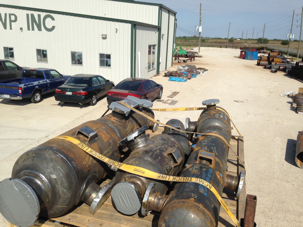 Suction and discharge bottles in Anderson WP, INC